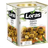 Loras Izgara Yeşil Zeytin Teneke 10.000 gr (201 - 230) - 10 kg