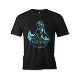 Lord ES-299 Siyah Dota 2 - Phantom Assassin Erkek T-Shirt