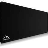 Lord Mountain 90X40 Oyuncu Gamer Mouse Pad,fare Altlığı,kenar Dikişli Mouse Pad,kaymaz Taban,ofis Tipi Mouse Pad - Siyah