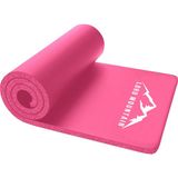 Lord Mountain Premium Pilates Yoga Matı,spor Matı,egzersiz Matı,pilates Minderi,kaymaz TABAN,180X55 cm 10 mm Pembe - 180 x 55 cm