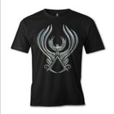 Lord T-Shirt Assassin's Creed - Wings Siyah Erkek T-shirt