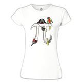 Lord T-Shirt BB-636 Beyaz Matematik Pi 23 Kadın T-shirt