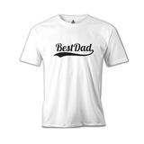 Lord T-Shirt Best Dad Beyaz Erkek T-Shirt