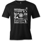 Lord T-Shirt BTS - 57152 Siyah Erkek T-shirt