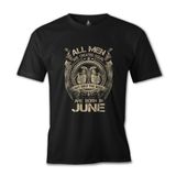 Lord T-Shirt Burç İkizler - Born in June Siyah Erkek T-shirt