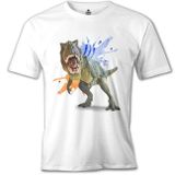 Lord T-Shirt Dinazor Trex Beyaz Erkek T-Shirt