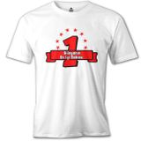 Lord T-Shirt Dünyanın En Iyi Babası Beyaz Erkek T-Shirt