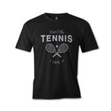 Lord T-Shirt ES-1055 Siyah Tenis Love It Erkek T-shirt
