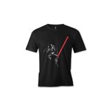 Lord T-Shirt ES-1256 Siyah Star Wars Lighter Erkek T-shirt
