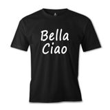 Lord T-Shirt ES-1414 Siyah Casa De Papel Bella Ciao Erkek T-shirt