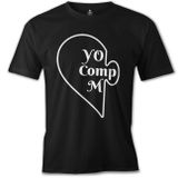 Lord T-Shirt ES-1527 You Complete Comp Siyah Erkek T-Shirt