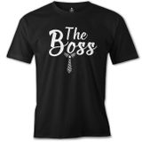 Lord T-Shirt ES-1533 The Boss Siyah Erkek T-Shirt
