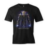 Lord T-Shirt ES-295 Siyah Skyrim Dragonborn Erkek T-shirt