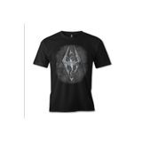 Lord T-Shirt ES-663 Siyah Skyrim Dragon Erkek T-shirt