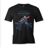 Lord T-Shirt ES-718 Siyah Star Wars The Force Awakens 5 Erkek T-shirt