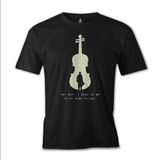 Lord T-Shirt ES-791 Siyah Sherlock Get Out Erkek T-shirt
