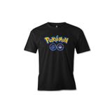 Lord T-Shirt ES-844 Siyah Pokemon Go Logo Erkek T-shirt