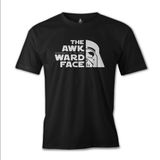 Lord T-Shirt ES-892 Siyah Star Wars Awkwardness Of The Force Erkek T-shirt