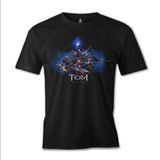 Lord T-Shirt ES-960 Siyah Tera Rising Erkek T-shirt