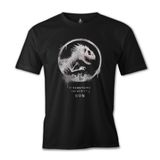 Lord T-Shirt Jurassic Park - Run Siyah Erkek T-shirt