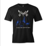 Lord T-Shirt Mayhem - De Mysteriis Dom Sathanas Siyah Erkek T-shirt