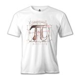 Lord T-Shirt MB-632 Beyaz Matematik Pi 19 Erkek T-shirt