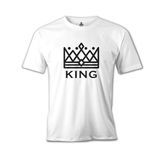 Lord T-Shirt MB-895 King And Queen King Beyaz Erkek T-Shirt