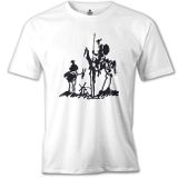 Lord T-Shirt MB-946 Picasso – Don Quixote Beyaz Erkek T-Shirt