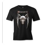 Lord T-Shirt Megadeth - Vic 6 Siyah Erkek T-shirt