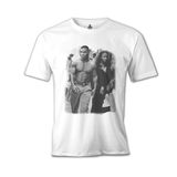 Lord T-Shirt Mike Tyson And Naomi Beyaz Erkek T-Shirt