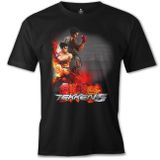 Lord T-Shirt ÖS-473 Tekken 5 Punch Siyah Erkek T-Shirt