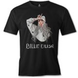 Lord T-Shirt ÖS-480 Billie Eilish Spiders Siyah Erkek T-Shirt