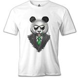 Lord T-Shirt Panda Bamboo Beyaz Erkek T-Shirt