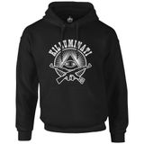Lord T-shirt PH-1021 Siyah Killuminati Erkek Kapşonlu Sweatshirt