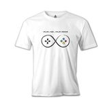 Lord T-Shirt Play And Die Beyaz Erkek T-Shirt