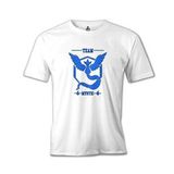 Lord T-Shirt Pokemon Go - Team Mystic Beyaz Erkek T-shirt