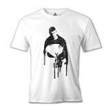 Lord T-Shirt Punisher - Cut Beyaz Erkek T-shirt