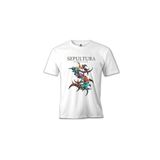 Lord T-Shirt Sepultura Endurance Logo Beyaz Erkek T-Shirt