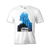 Lord T-Shirt Star Wars - The Force Awakens 2 Beyaz Erkek T-shirt