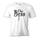 Lord T-Shirt The Boss Beyaz Erkek T-Shirt