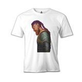 Lord T-Shirt Vikings Ragnar III Beyaz Erkek T-Shirt