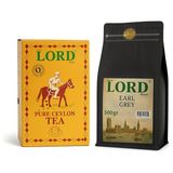 Lord Tea Premium Karışım Seti | Pure Ceylon Siyah Çay (1 Adet) + Earl Grey Bergamot Çay (1 Adet) | Mühteşem Lezzet Paketi - 1 kg
