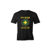 Lord World of Warcraft - The Healer Siyah Erkek T-shirt