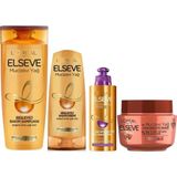 Loreal Elseve Mucizevi Yağ Şampuan + Saç Kremi + Bukle Belirginleştirici Saç Kremi + Saç Maskesi
