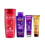Loreal Elseve Renk Koruyucu Şampuan 360 Ml & Mor Şampuan 200 Ml &Mor Maske &Saç Güzelleştirici Krem 150Ml