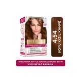 Loreal Excellence 5.54 Koyu Kızıl Kahve