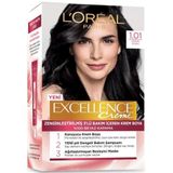 Loreal Excellence Creme 1.01 Derin Saf Siyah Saç Boyası