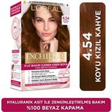 Loreal Excellence Creme 4.54 Koyu Kızıl Kahve Saç Boyası