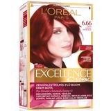 Loreal Excellence Creme Koyu Kumral Yoğun Kızıl- 6.66 Saç Boyası