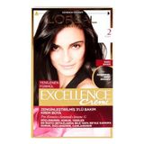 Loreal Excellence Creme Siyah 2 Saç Boyası